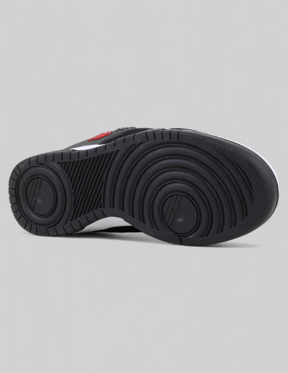 Tenis con cordones Urban en Gamuza sintética. – Negro