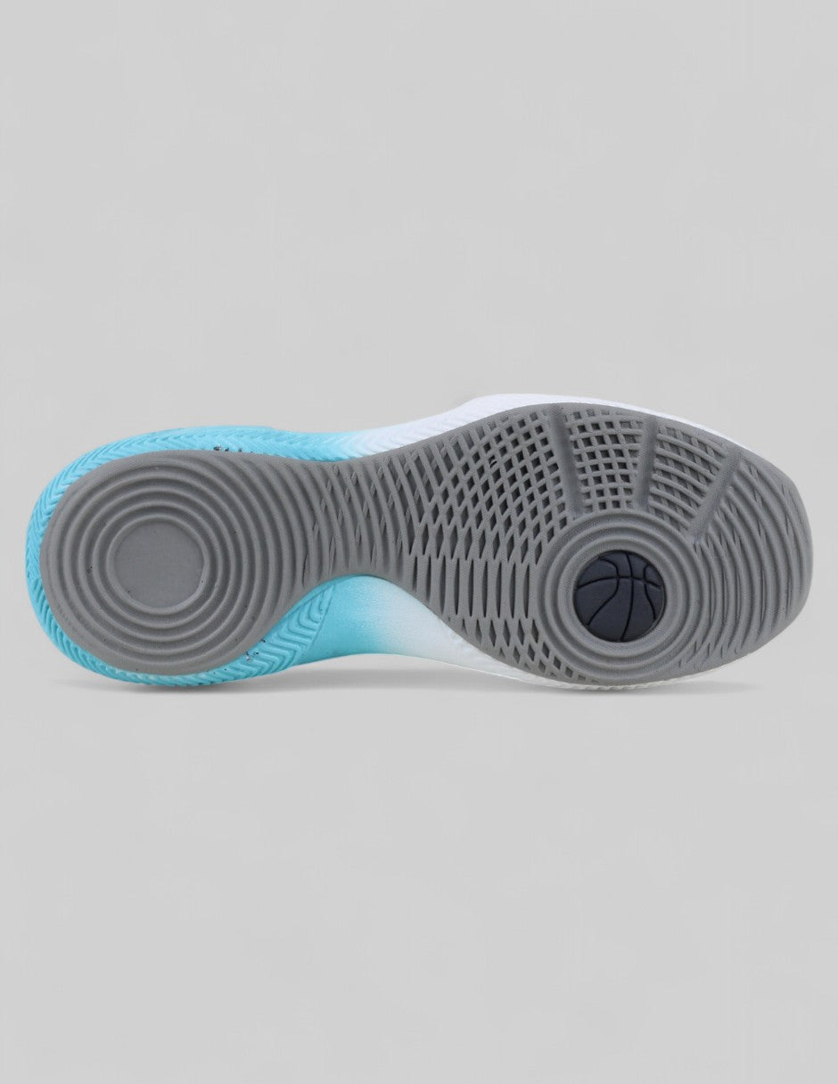 Tenis para basquet Pontiac en Piel vegana – Blanco