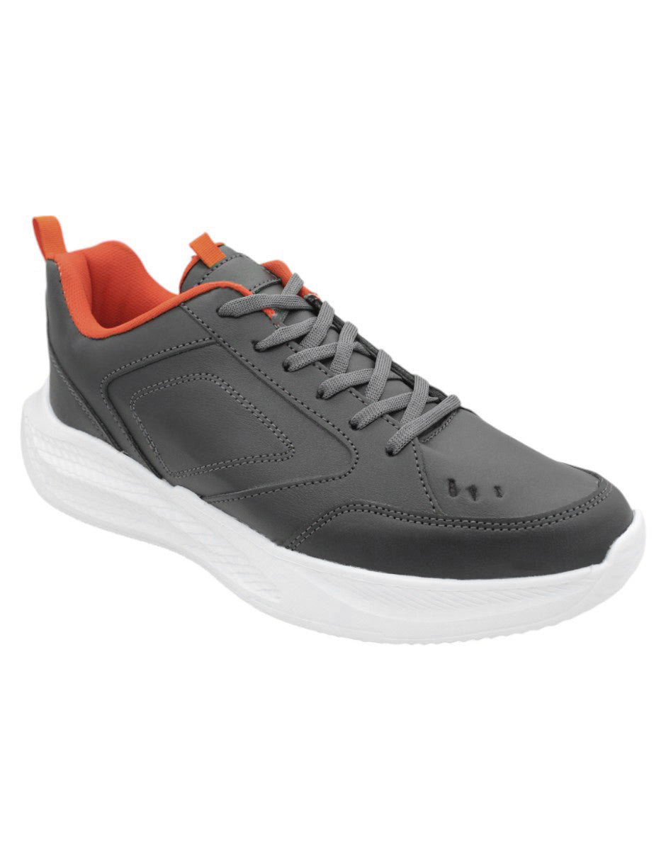 Tenis tipo deportivo Exterior Sintético Color Gris Para Hombre De RBMOVE