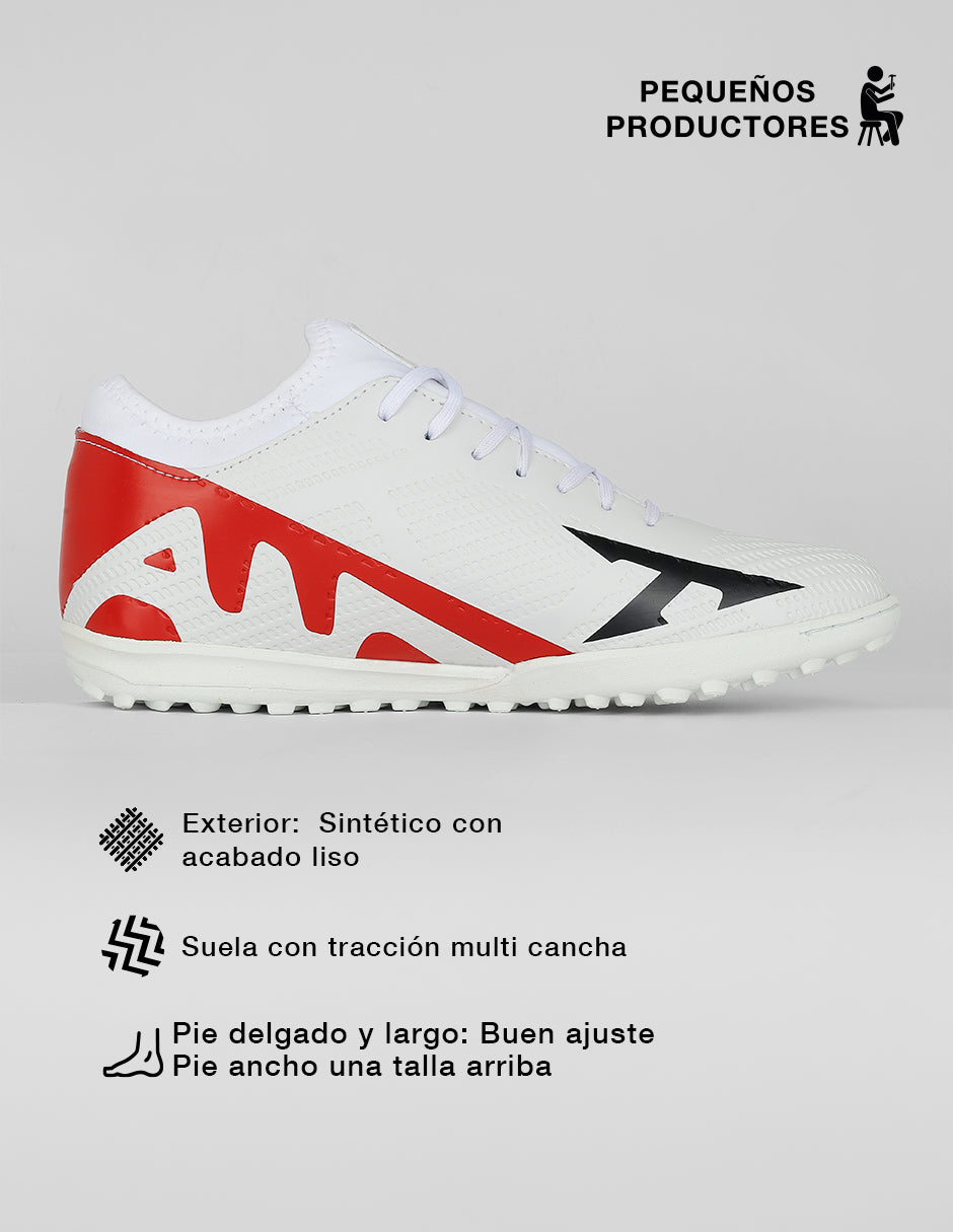 Tenis para fútbol Sport en Sintético – Blanco