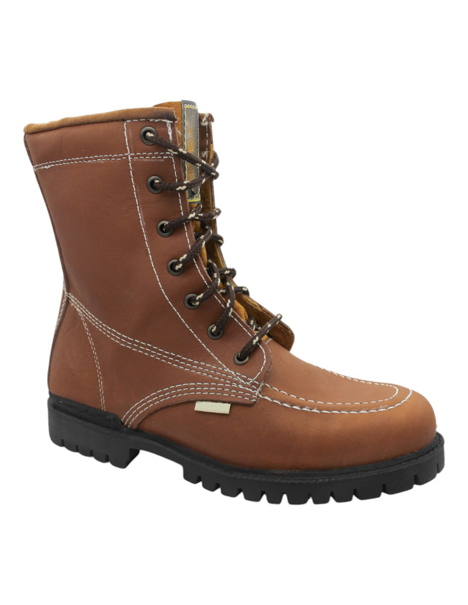 Botas industriales Exterior Piel Color Camel Para Hombre De RBBASICS