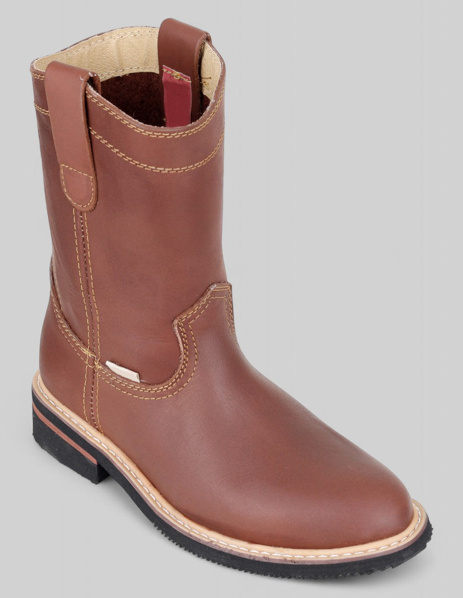 Botas tipo western Cowboy en Piel – Café
