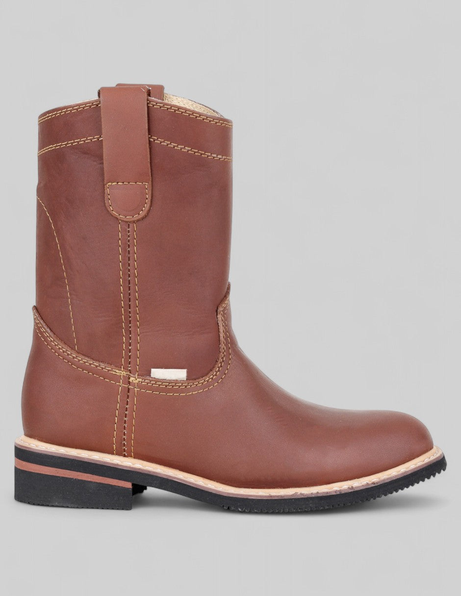 Botas tipo western Cowboy en Piel – Café