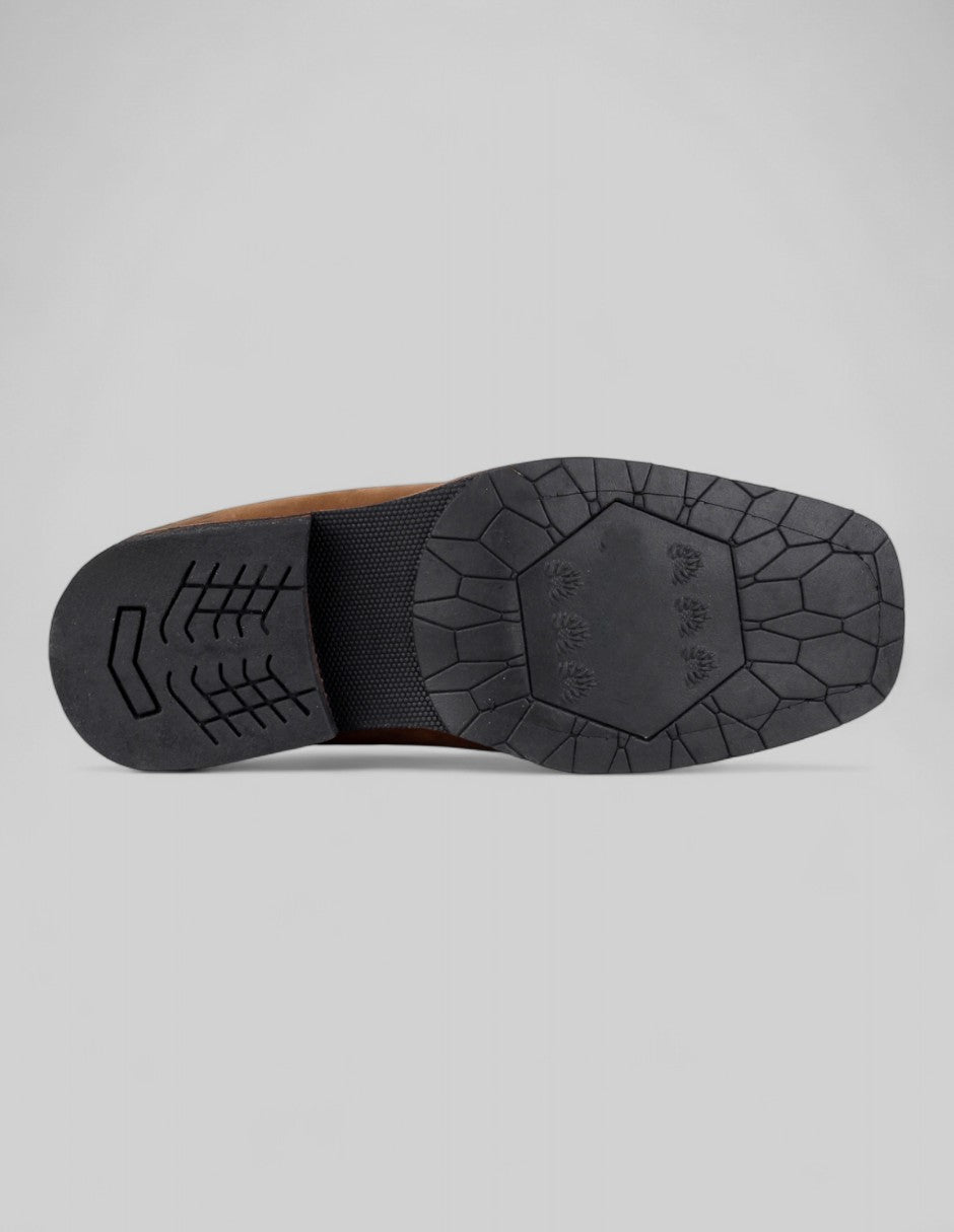 Botas tipo western Cowboy en Piel – Café