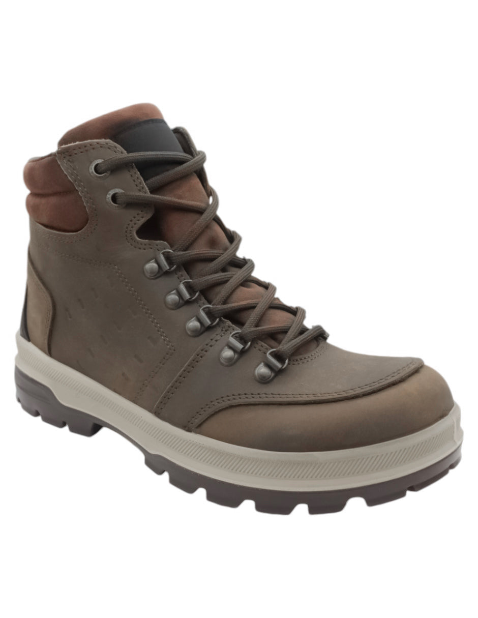 Botas industriales Exterior Piel vegana Color Café Para Hombre De RBBASICS