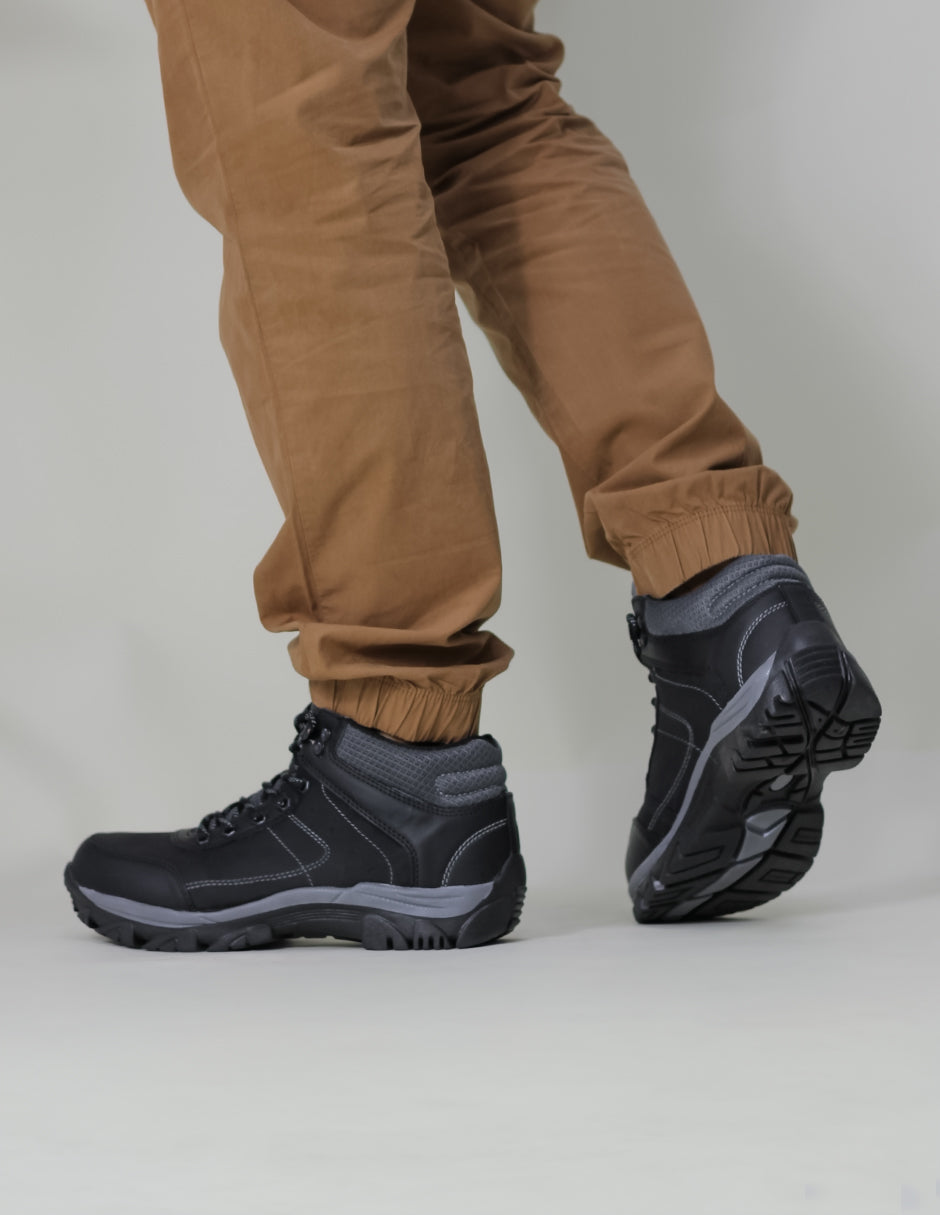 Botas industriales Hike4 en  Piel vegana - Negro