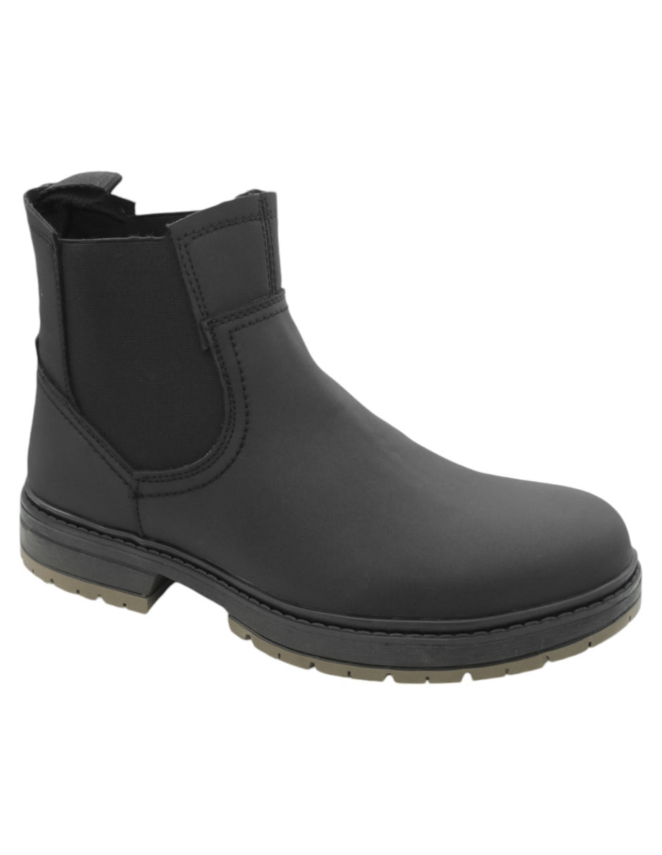 Botas casuales Exterior Piel vegana Color Negro Para Hombre De RBCOLLECTION
