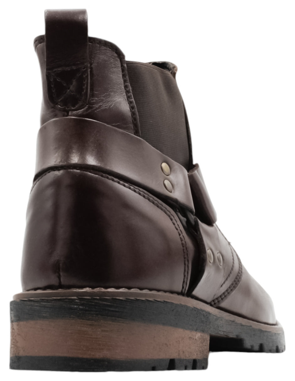 Botas casuales Handmade en  Piel vegana - Café