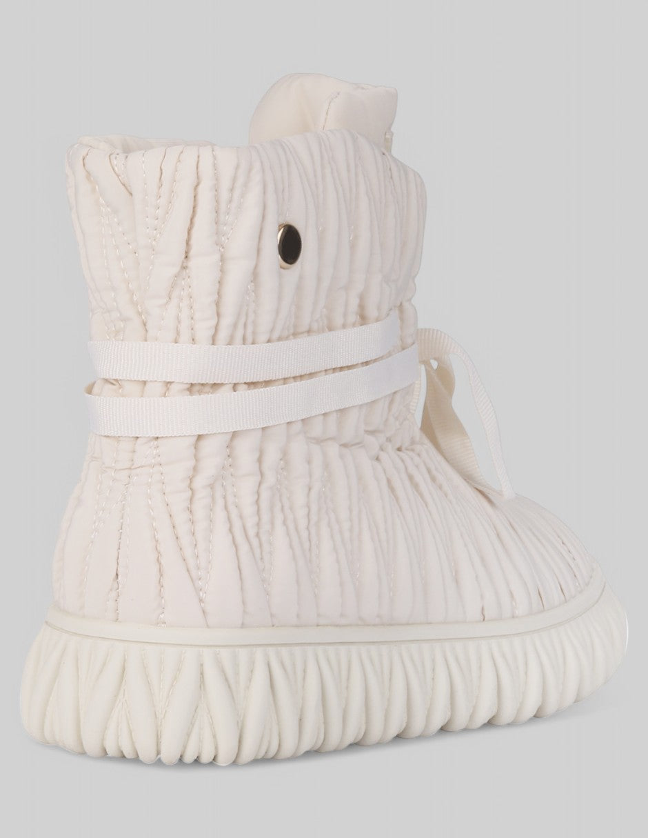 Botas casuales Madda en Textil – Blanco