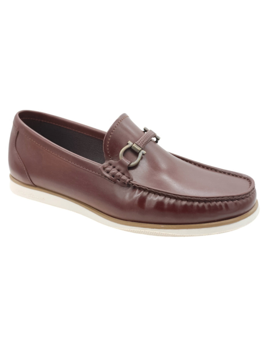 Mocasines Exterior Piel Color Café Para Hombre De RBCOLLECTION