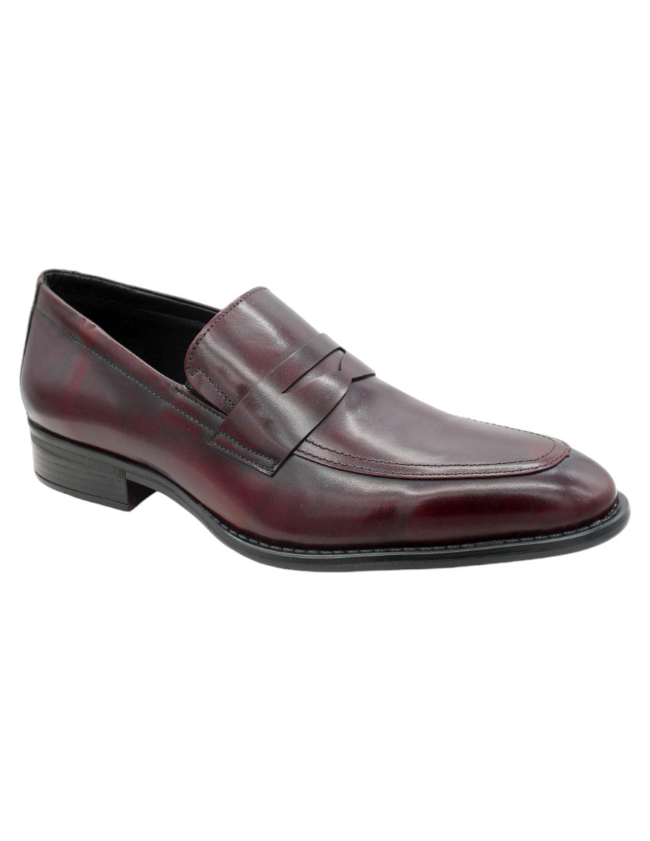 Zapatos de vestir Exterior Piel Color Vino Para Hombre De RBCOLLECTION