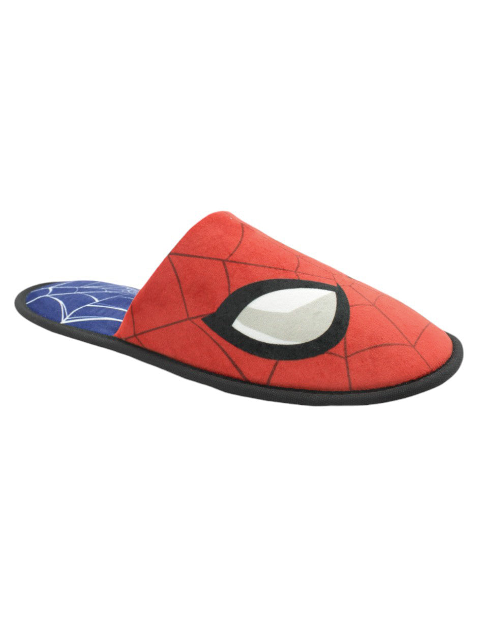 Pantuflas Exterior Textil Color Rojo Con Negro Para Hombre De RBBASICS