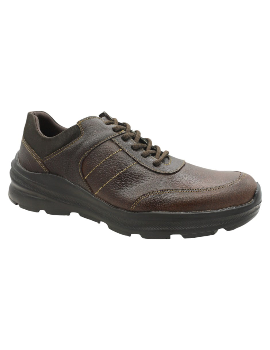 Zapatos de confort Exterior Piel vegana Color Café Para Hombre De RBCOLLECTION