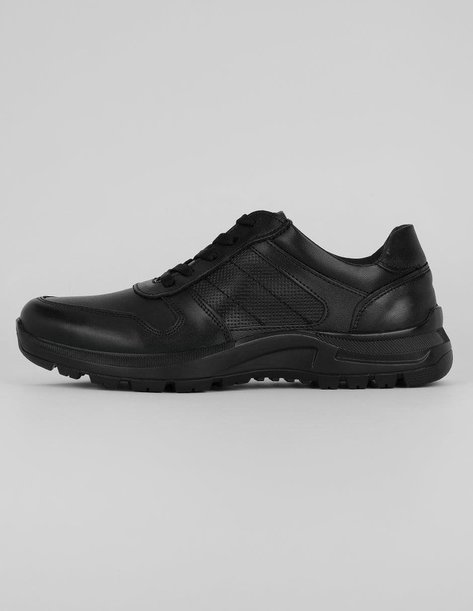 Oxfords Exterior Piel Color Negro Para Hombre De RBCOLLECTION