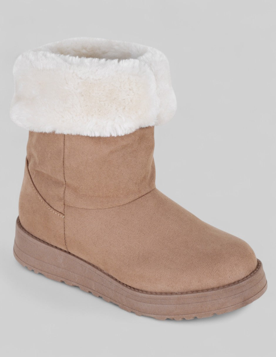Botas casuales Exterior Textil Color Camel Para Mujer De RBCOLLECTION