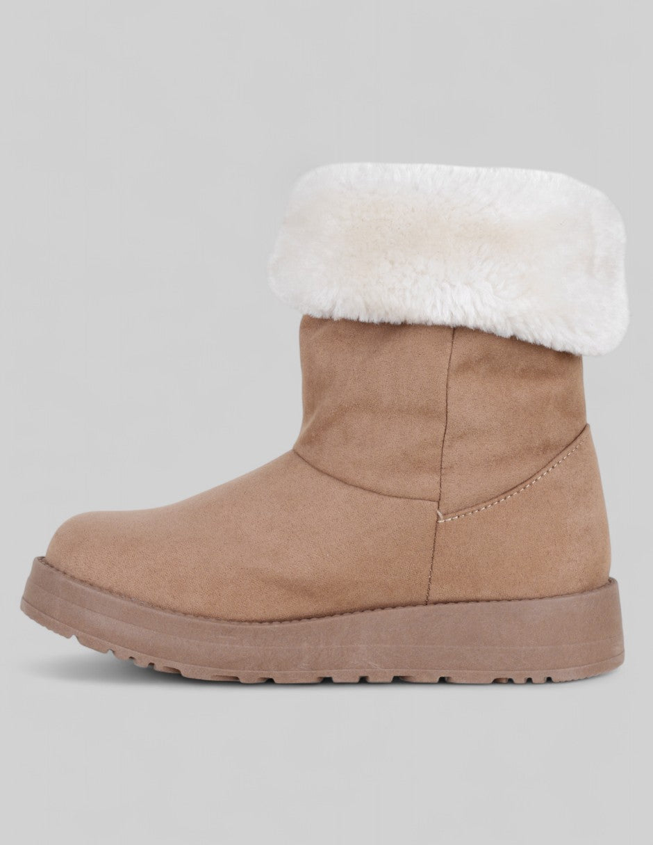 Botas casuales Bosqui en Textil – Café