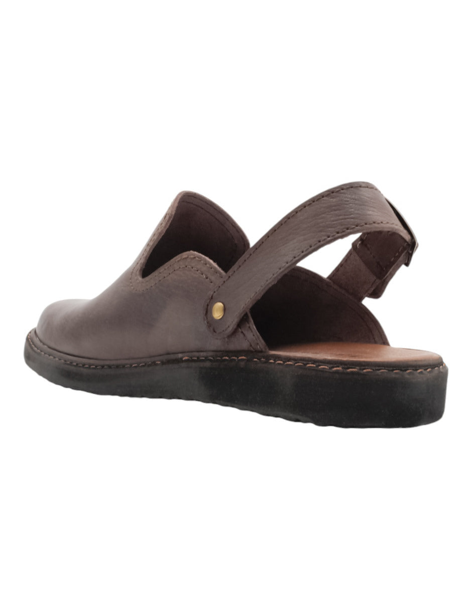 Sandalias clásicas Handmade en  Piel vegana - Café