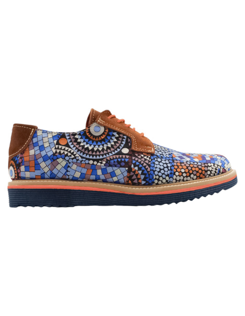 Oxfords Zumm en  Textil - Azul
