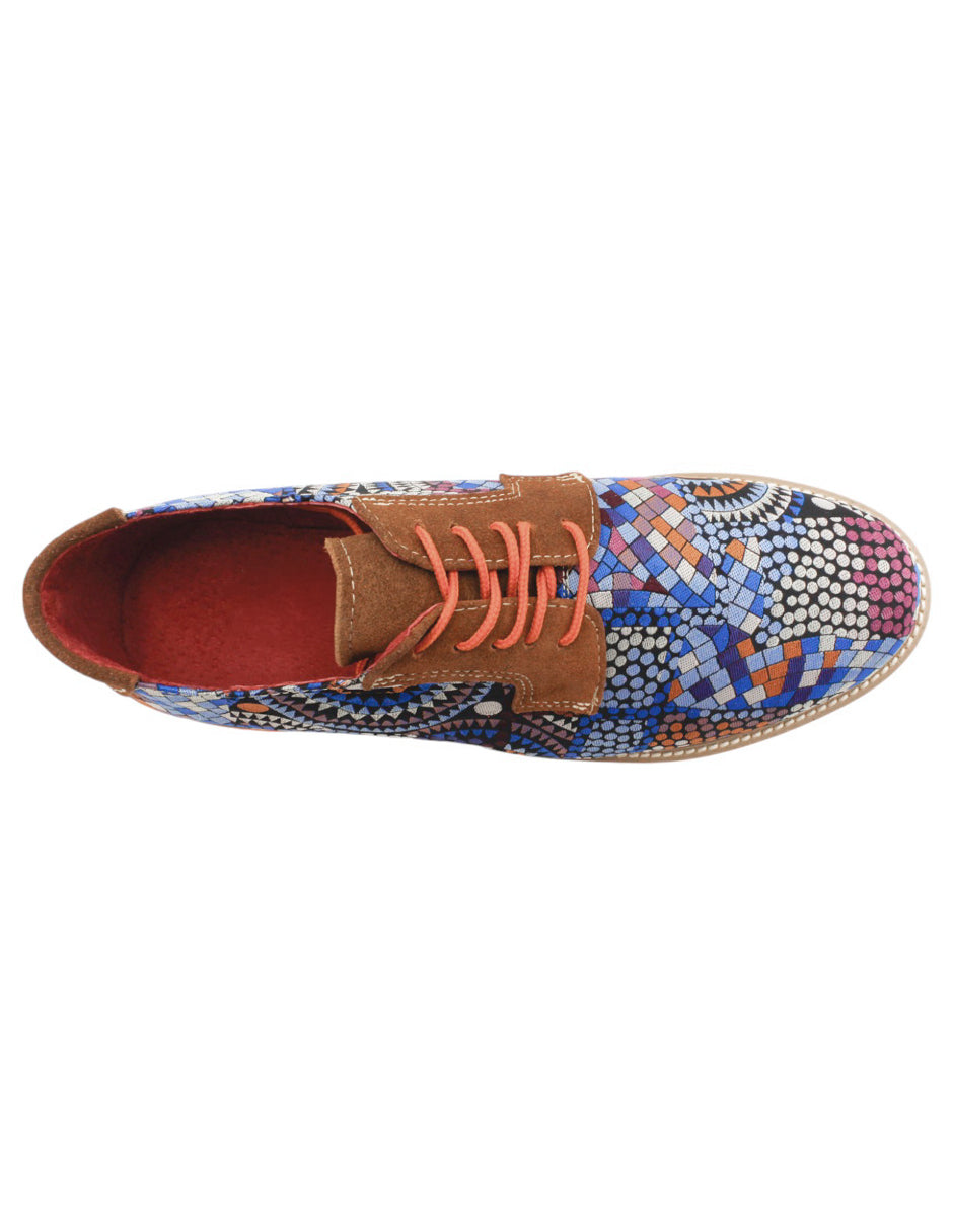 Oxfords Zumm en  Textil - Azul