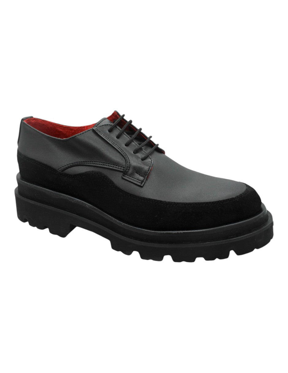 Oxfords Exterior Piel vegana Color Negro Para Hombre De RBCOLLECTION