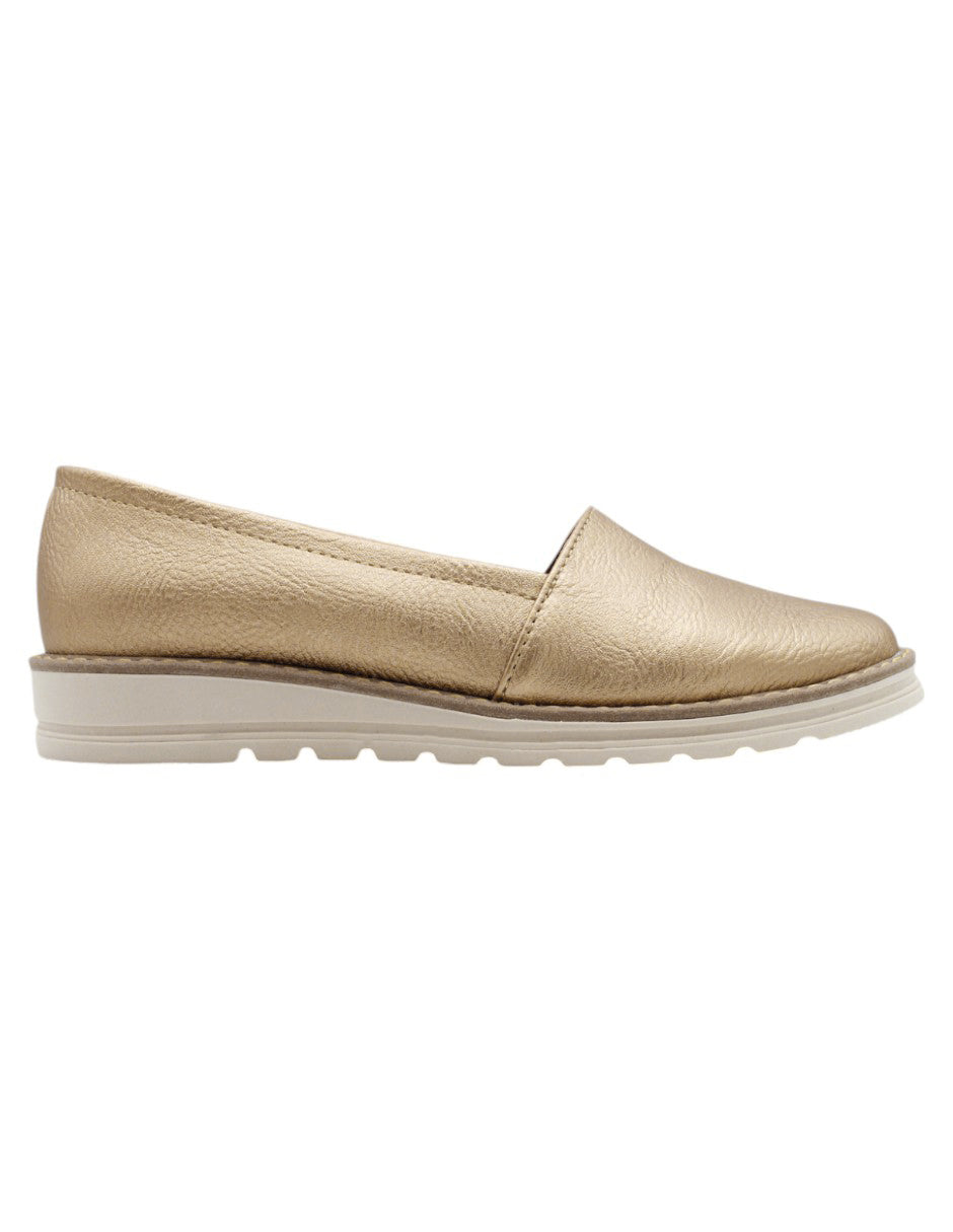 Mocasines Dalia en Piel vegana - Dorado