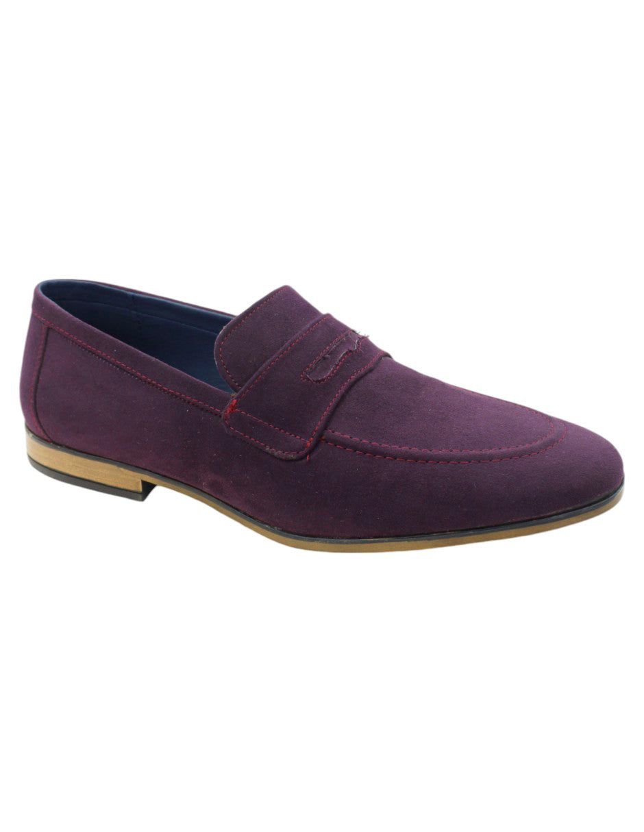 Mocasines Exterior Gamuza sintética Color Morado Para Hombre De RBCOLLECTION