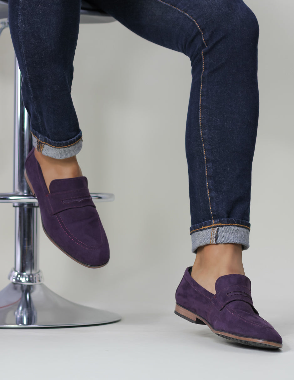 Mocasines Leopaul en  Gamuza sintética - Morado