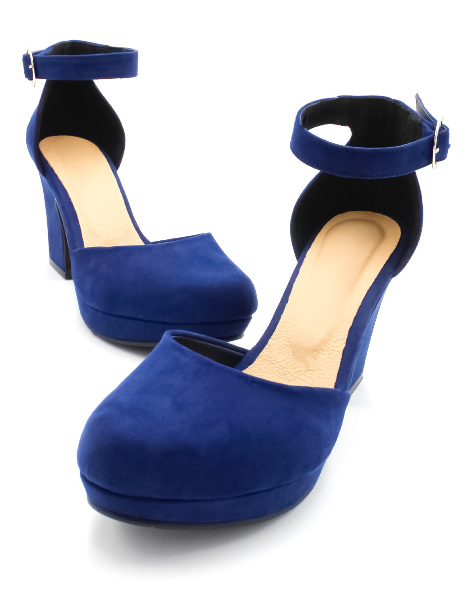 Zapatillas ONNE en Gamuza – Azul