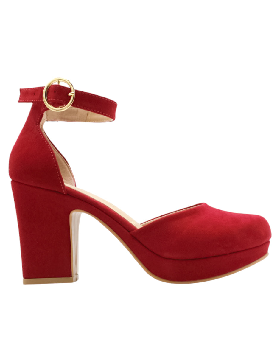 Zapatillas ONNE en Gamuza – Rojo