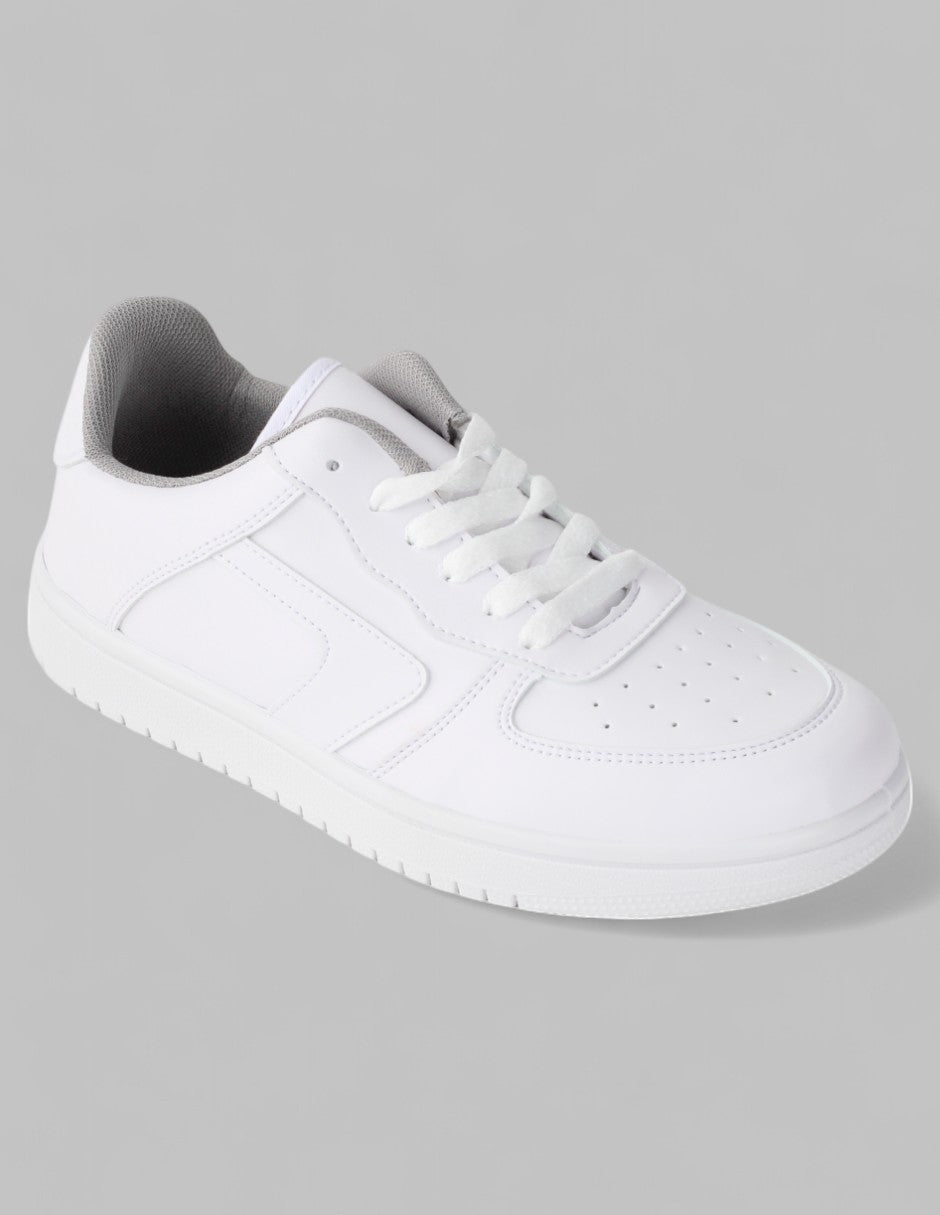 Tenis con cordones Urban Piel vegana - Blanco