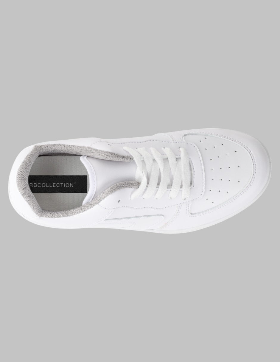 Tenis con cordones Urban Piel vegana - Blanco