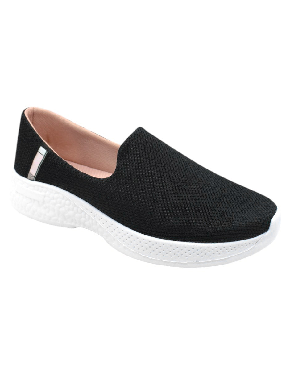 Zapatos de confort Exterior Textil Color Negro Para Mujer De RBBASICS