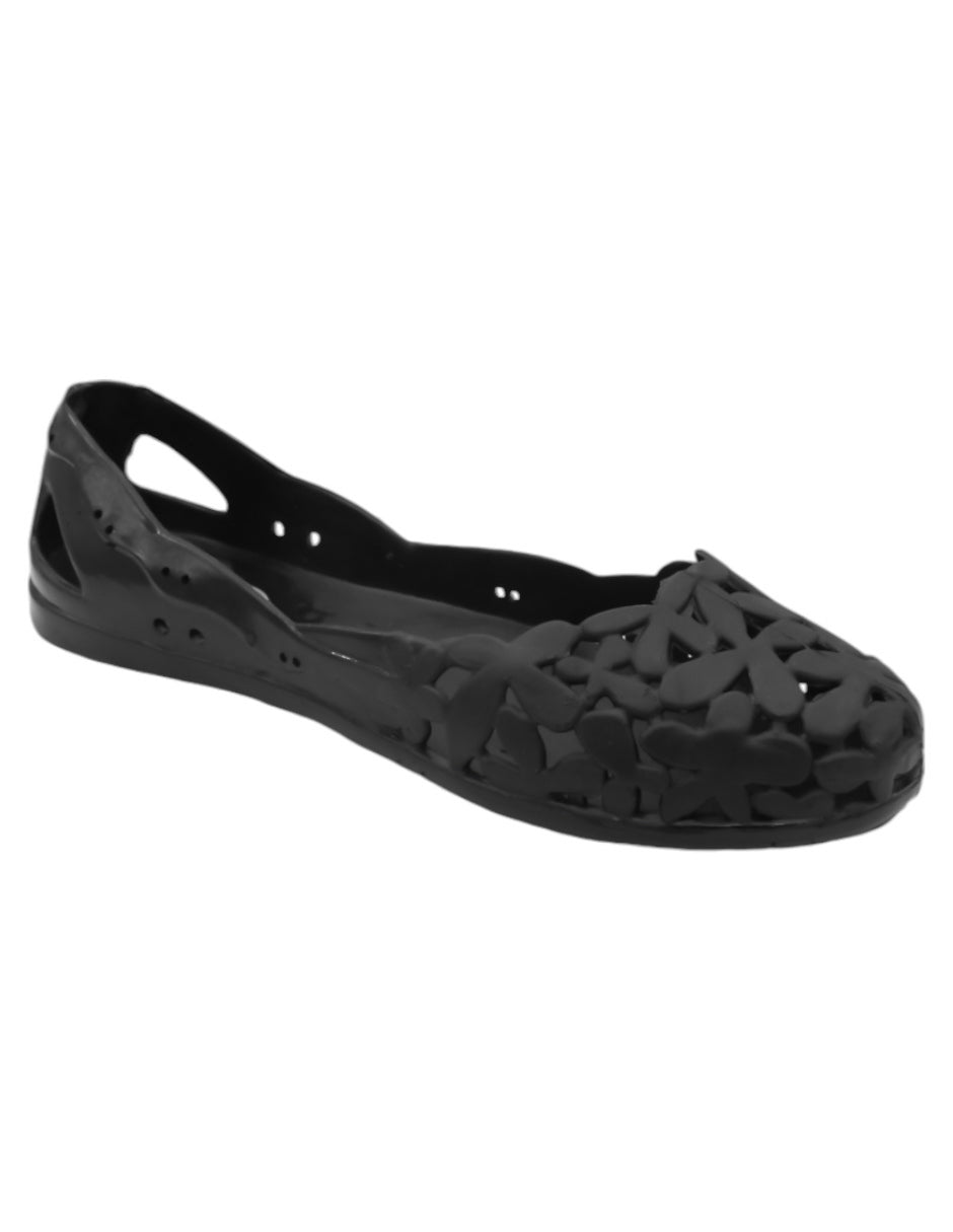 Flats clásicas Exterior Sintético Color Negro Para Mujer De RBBASICS