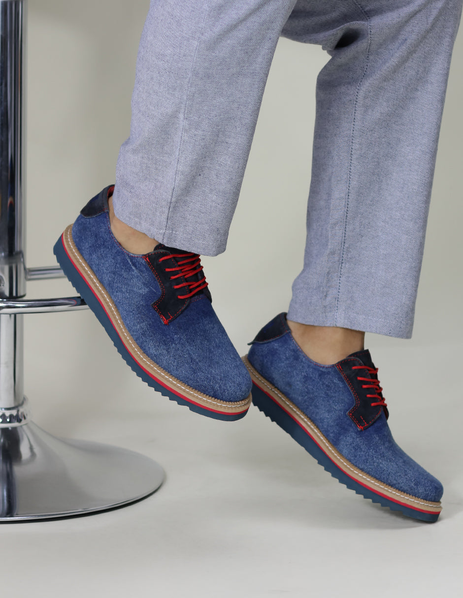 Oxfords Zumm en  Textil - Azul