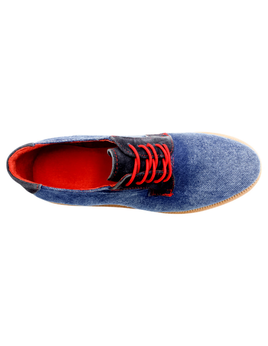 Oxfords Zumm en  Textil - Azul