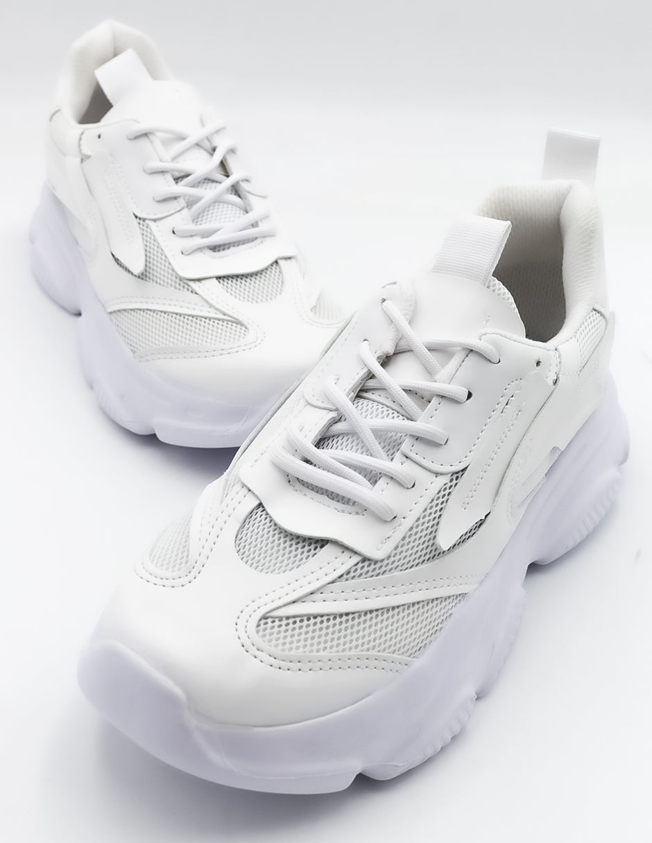 Tenis tipo deportivo  Chunck en Sintético – Blanco