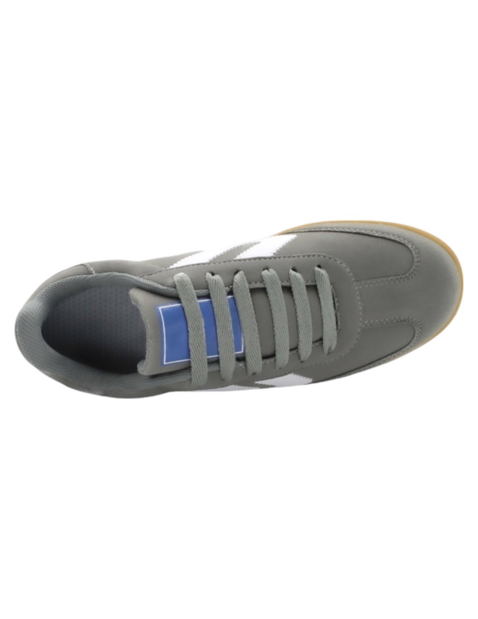 Tenis con cordones  SAM en Textil – Gris