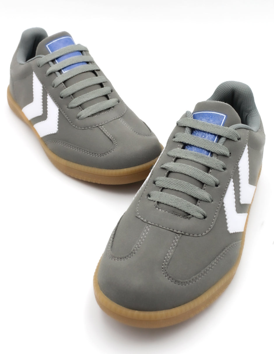 Tenis con cordones  SAM en Textil – Gris