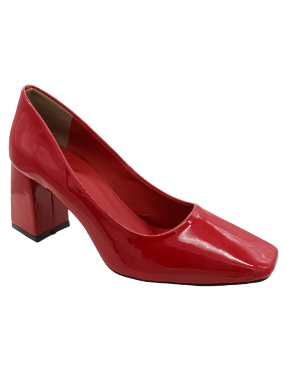 Zapatillas Exterior Charol Color Rojo Para Mujer De RBCOLLECTION
