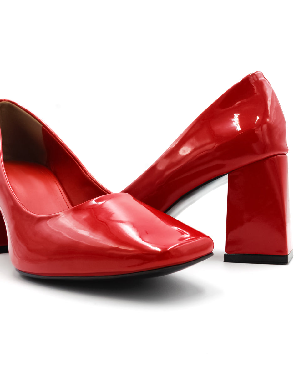 Zapatillas FELISSA en Charol – Rojo