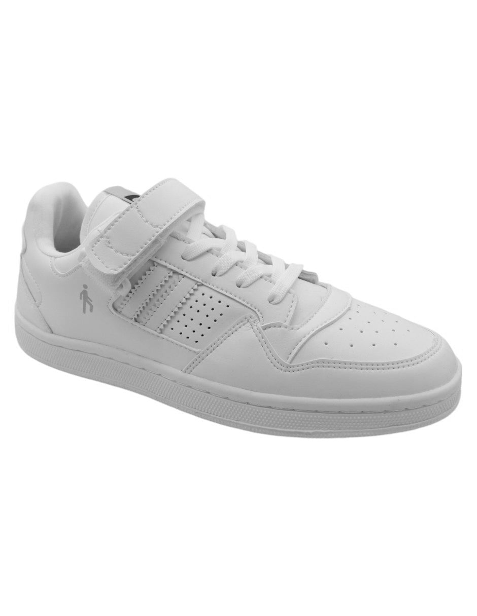 Tenis con cordones Exterior Piel vegana Color Blanco Para Hombre De RBBASICS
