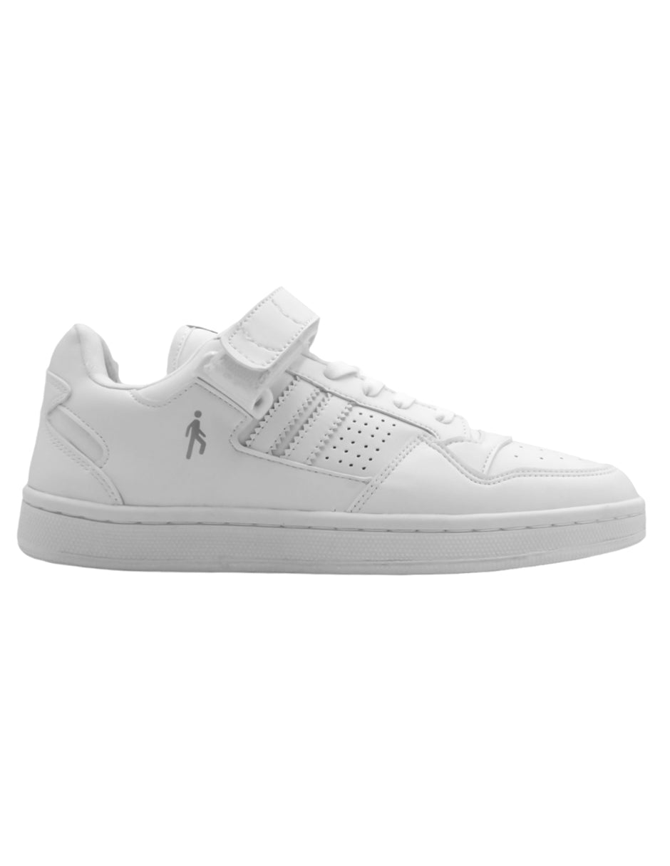 Tenis con cordones Kass en  Piel vegana - Blanco