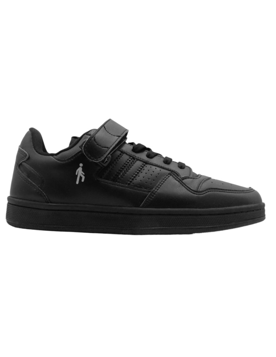 Tenis con cordones Kass en  Piel vegana - Negro