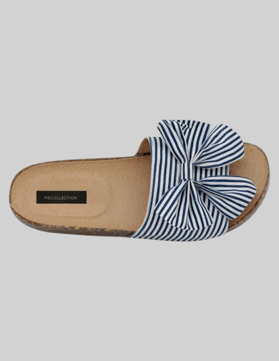 Sandalias de piso Darill en Textil – Azul