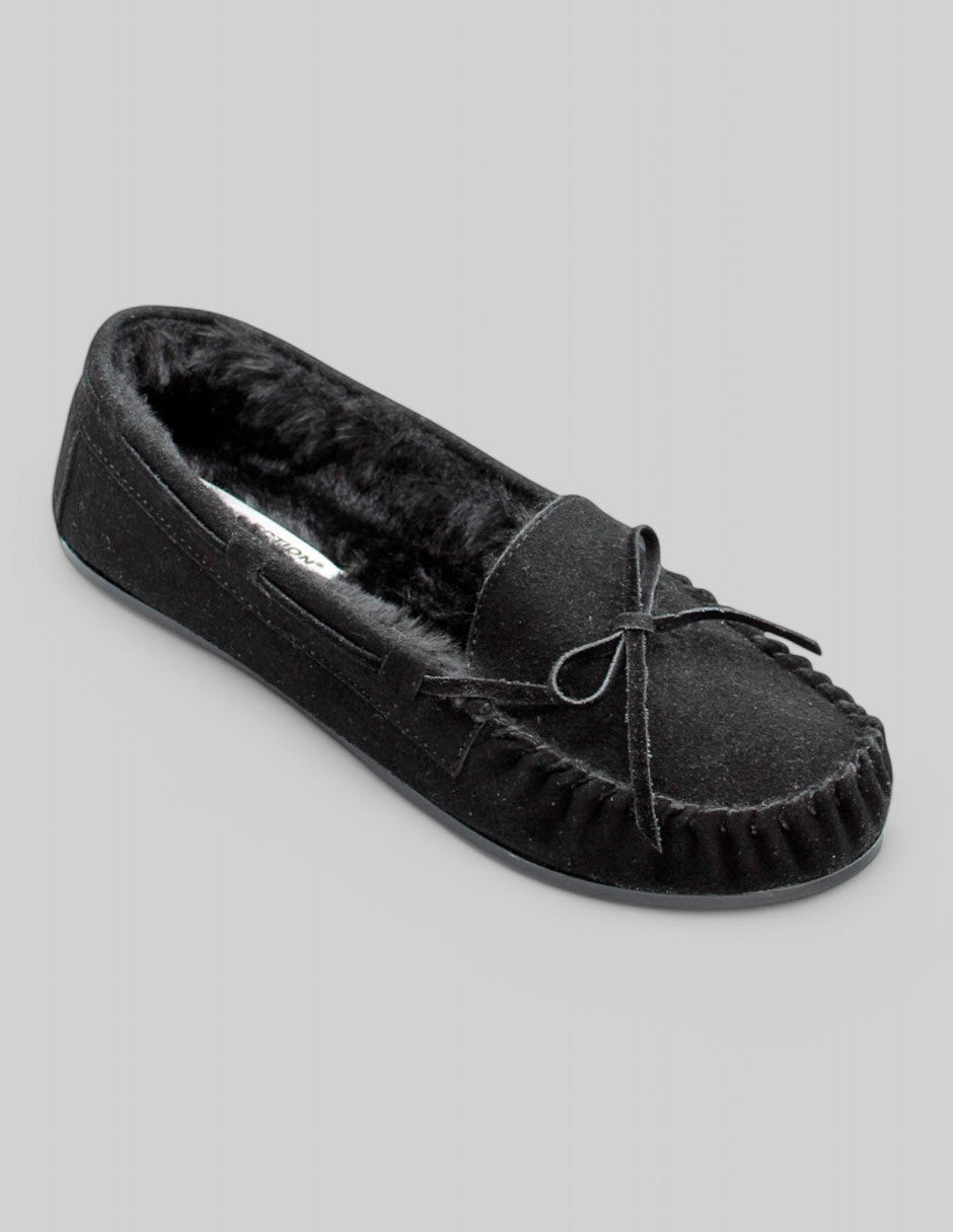 Mocasines Exterior Textil Color Negro Para Mujer De RBCOLLECTION