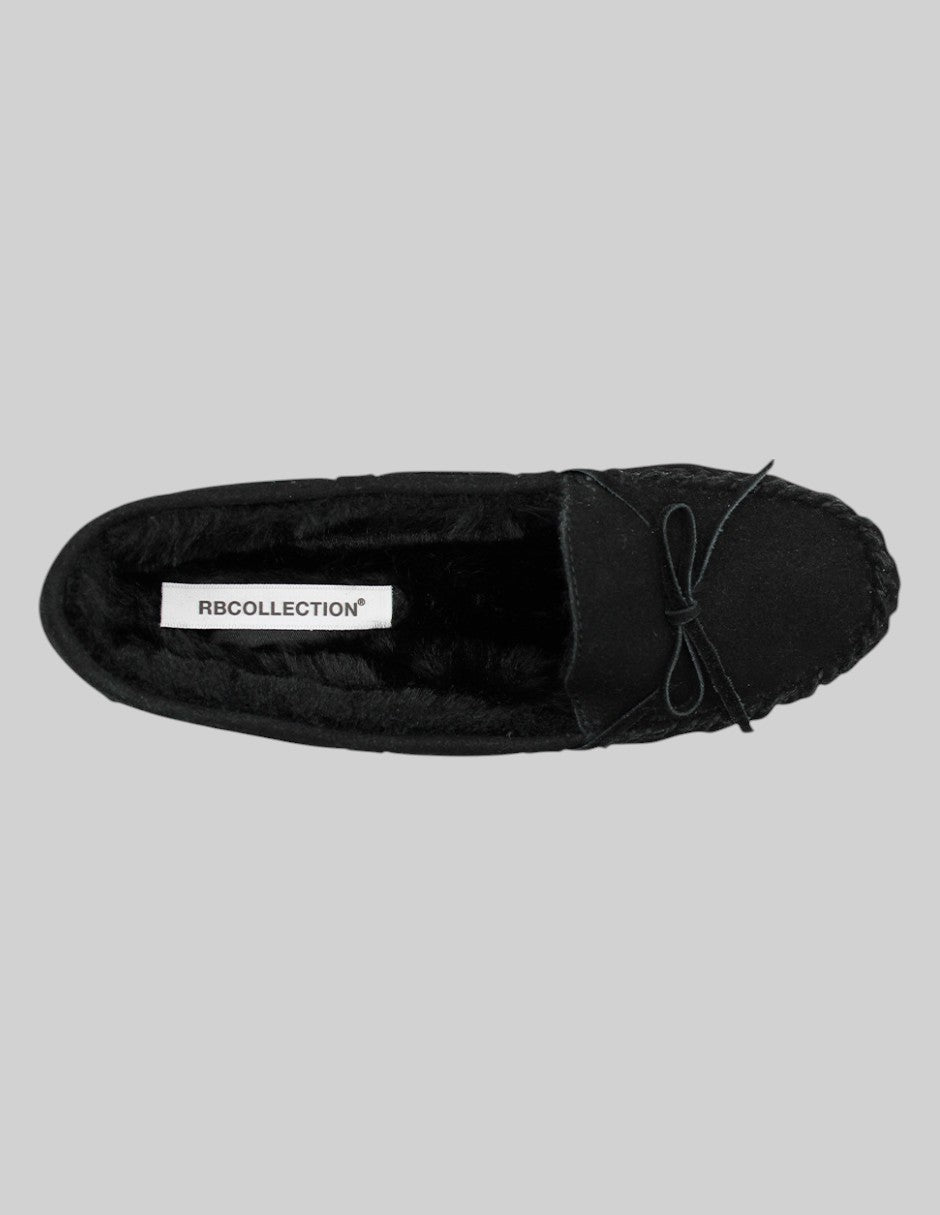 Mocasines Lane en Textil – Negro