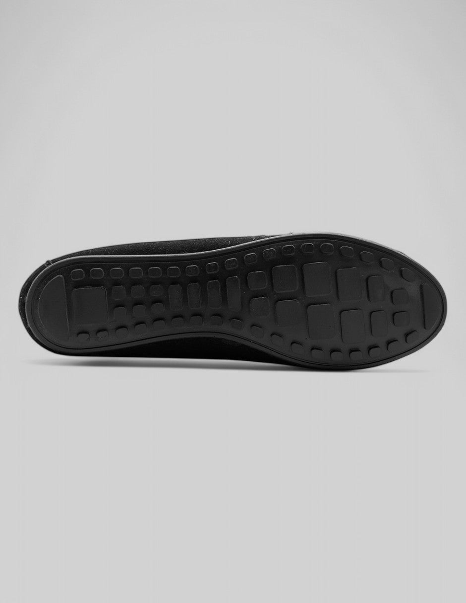 Mocasines Lane en Textil – Negro