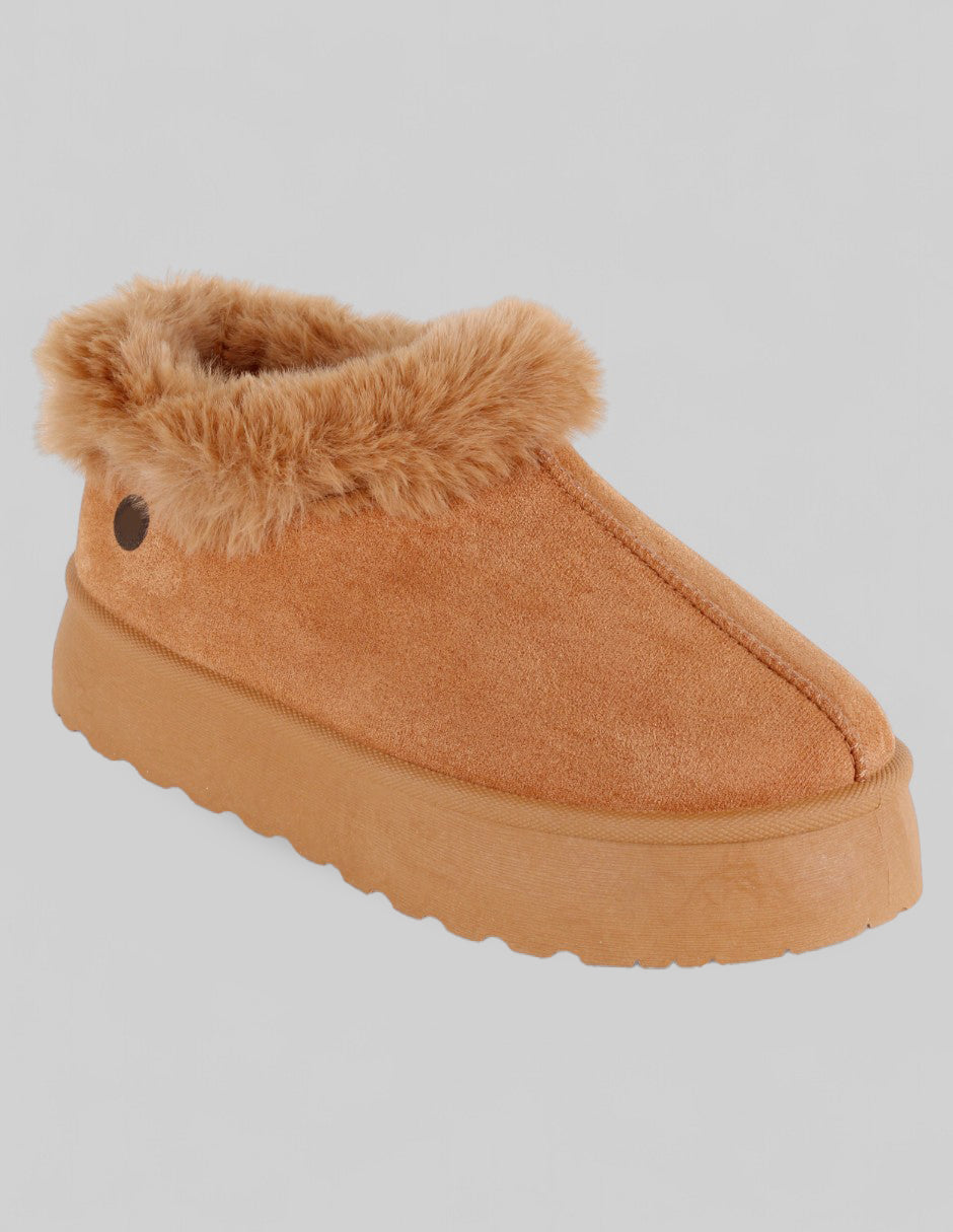 Botas casuales Exterior Gamuza Color Camel Para Mujer De RBCOLLECTION