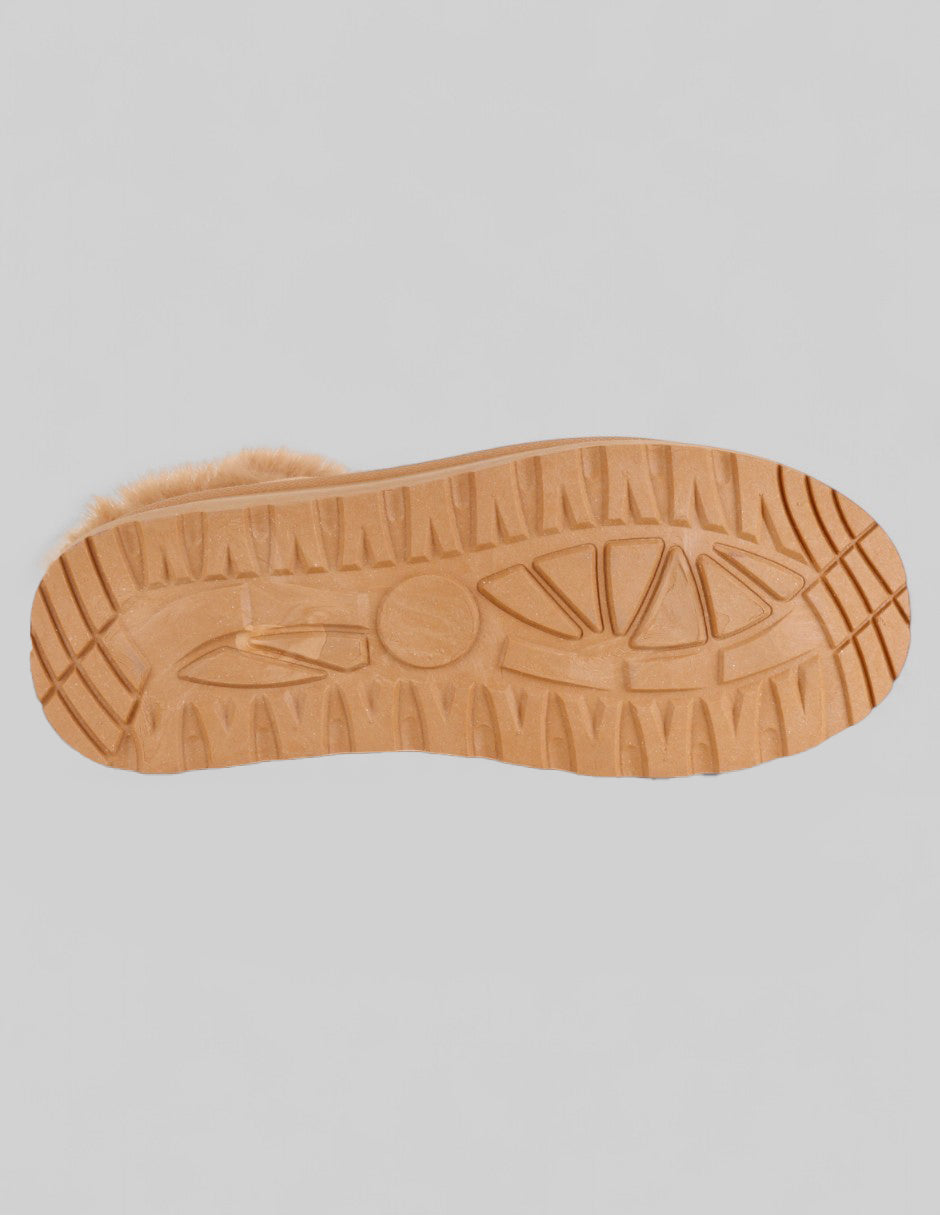 Botas casuales Cozy en Gamuza – Café