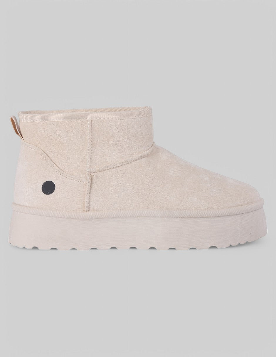 Botas casuales Bosquí en Textil – Beige 